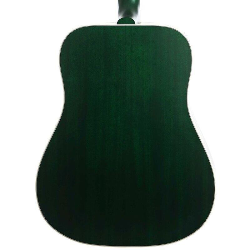 Gibson SSHFEGPSL0976 Hummingbird Acoustic-Electric Guitar - Emerald Green, , medium