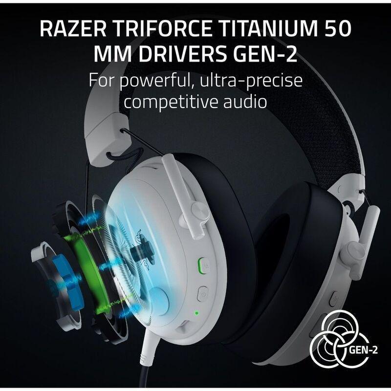 Razer Blackshark V3 Wireless E-Sports Headset - White, , large image number 2