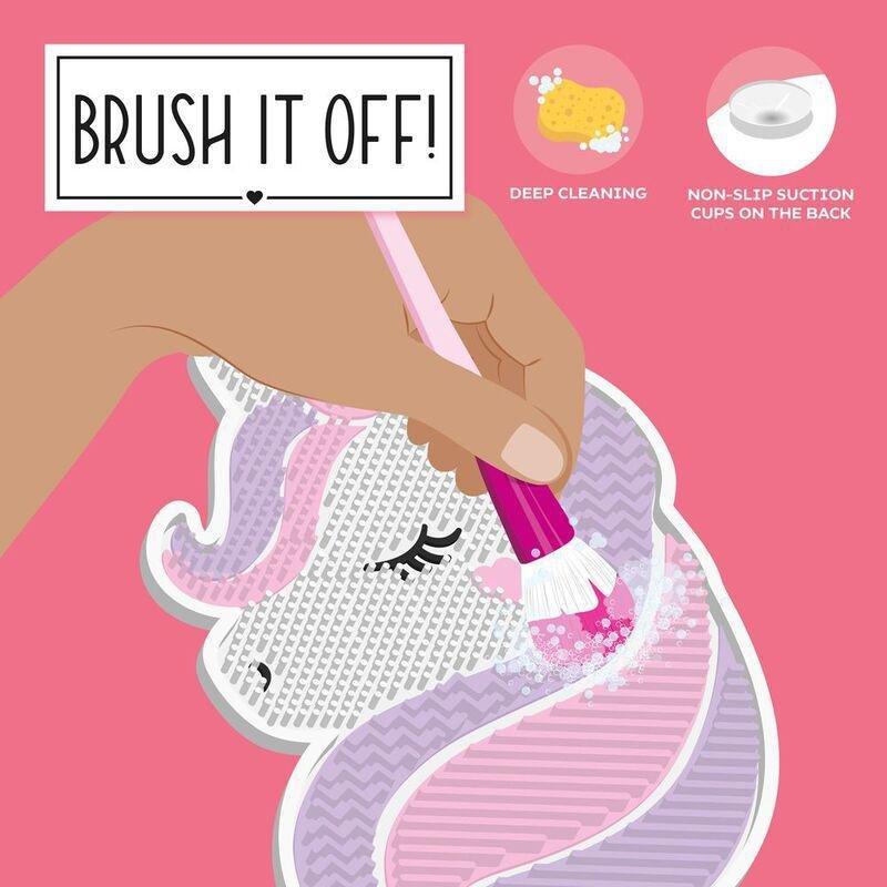 Legami Brush It Off!- Make Up Brush Cleaning Pad - Unicorn, , large image number 1