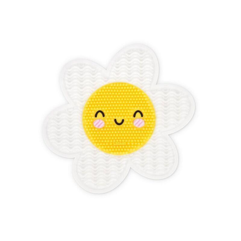 Legami Brush It Off!- Make Up Brush Cleaning Pad - Daisy, , medium