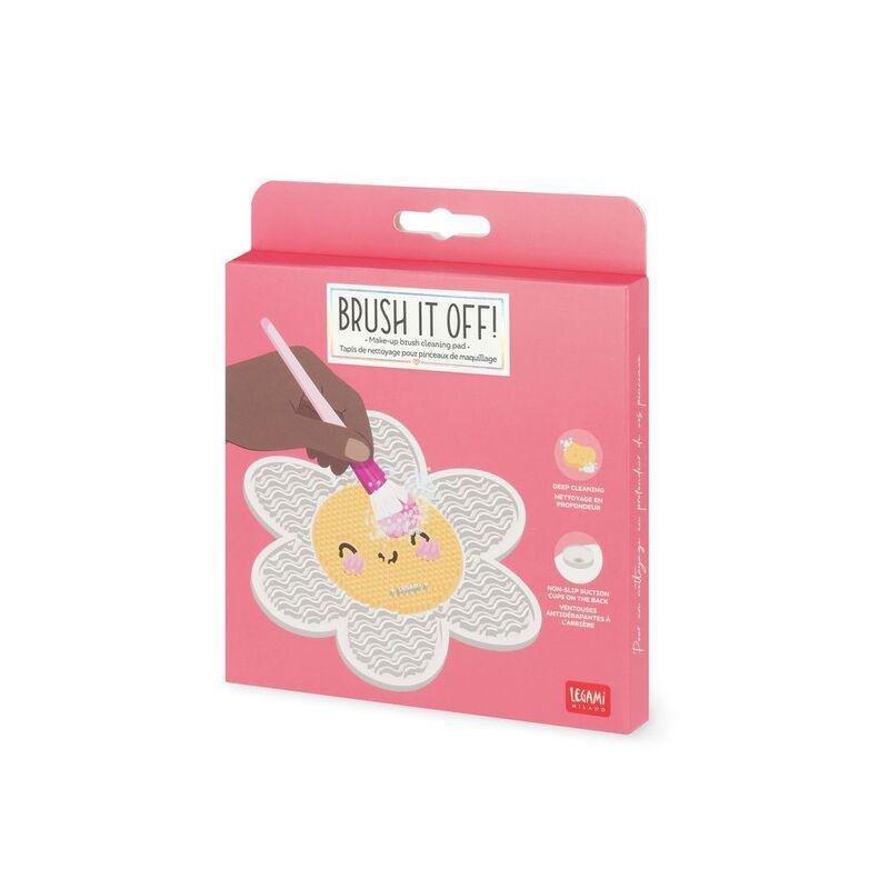 Legami Brush It Off!- Make Up Brush Cleaning Pad - Daisy, , large image number 4