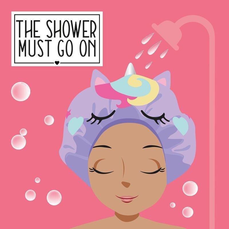 Legami The Shower Must Go On- Shower Cap - Unicorn, , large image number 1