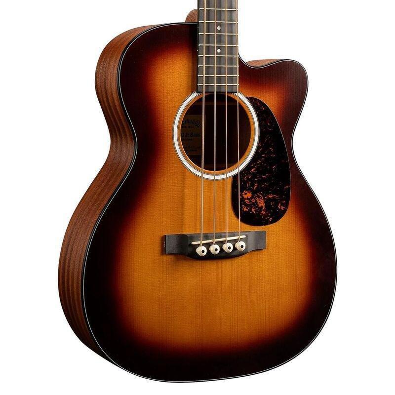 Martin 000CJREBASSBURS JR-E Acoustic Electric Bass 4 String - Burst, , large image number 1