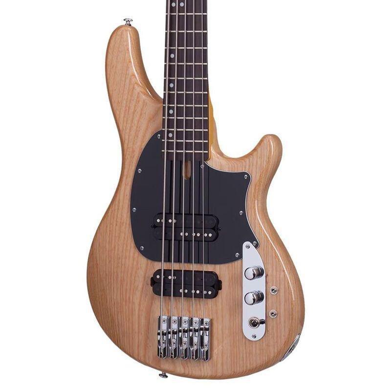 Schecter 2493 Electric Bass 5 Strings Cv-5 - Gloss Natural (Gnat), , medium