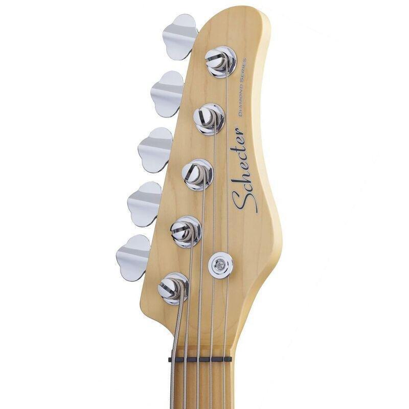 Schecter 2493 Electric Bass 5 Strings Cv-5 - Gloss Natural (Gnat), , large image number 5