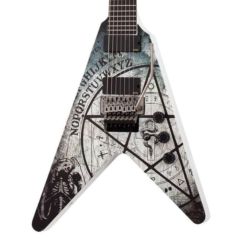 Schecter 335 Randy Weitzel V-7 Fr Electric Guitar 7 Strings - Satin White, , large image number 0