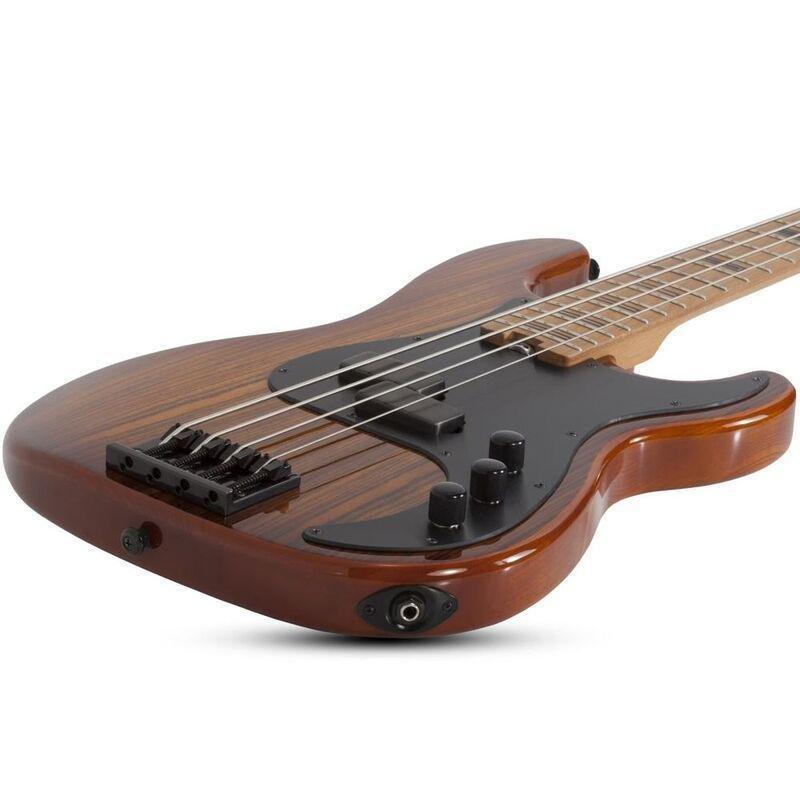 Schecter 2927 P-4 Exotic Electric Bass Guitar 4 -String - Faded Vintage Sunburst, , medium
