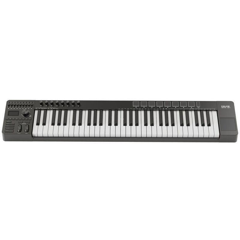 Nux NTK-61 Midi Keyboard Controller - Black, , large image number 0