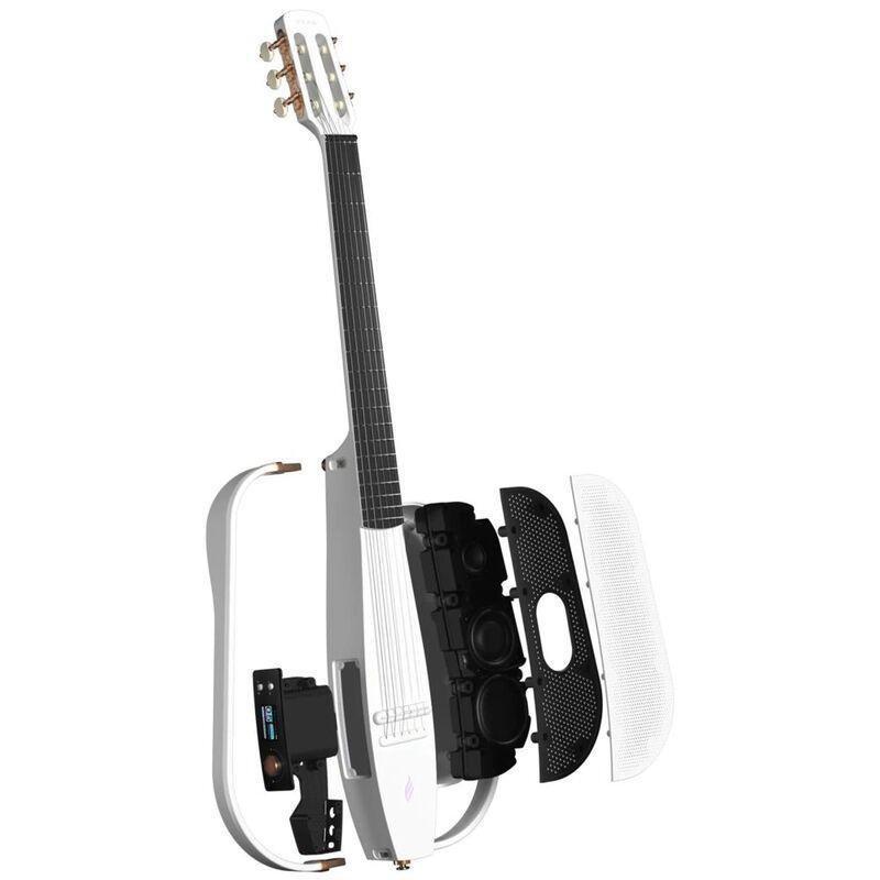 Enya NEXG2 Nw/H Nexg 2 Nylon Electric Guitar - White, , large image number 2