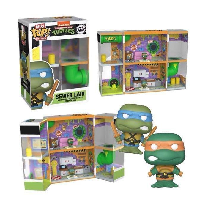 Funko Bitty Pop! Box Animation Teenage Mutant Ninja Turtle Sewer Lair Vinyl Figure, , large image number 2