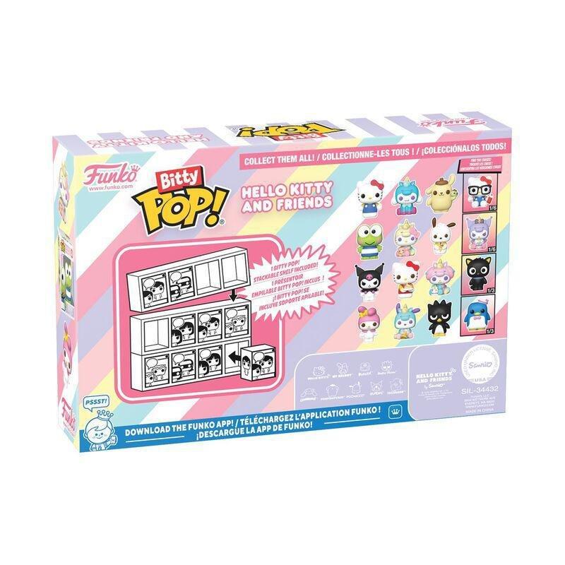 Funko Bitty Pop! Animation Sanrio Hello Kitty Pack of 4 Vinyl Figures, , large image number 1