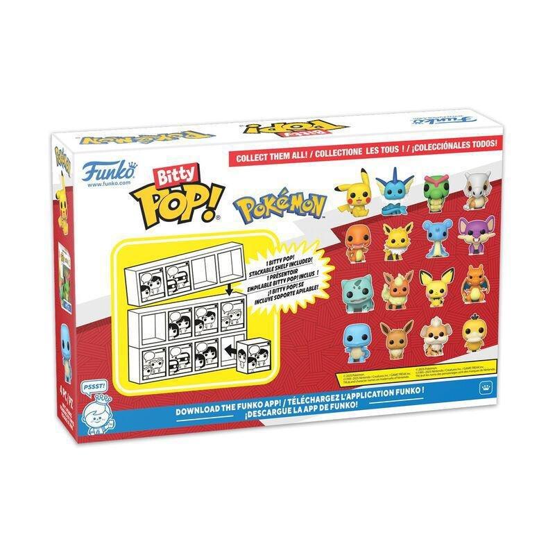 Funko Bitty Pop! Games Pokemon Squirtle Pack of 4 Vinyl Figure, , large image number 2