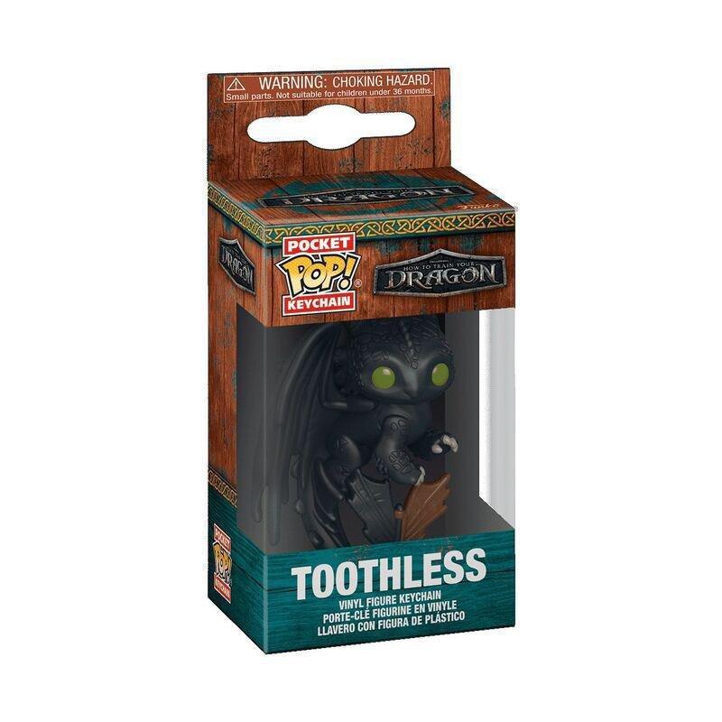 Funko Pocket Pop! Movies How To Train Your Dragon Toothless Keychain, , large image number 1