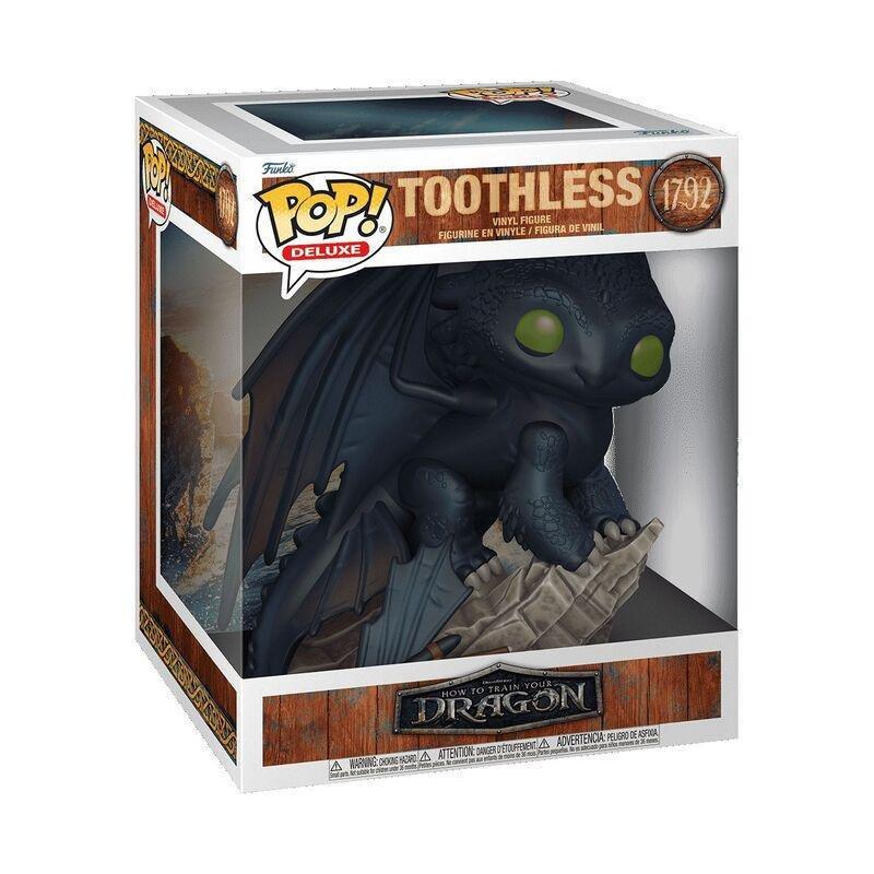 Funko Pop! Deluxe Movies How To Train Your Dragon La S1 Toothless Vinyl Figure, , large image number 1