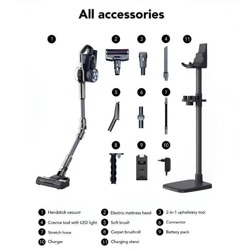 Jimmy H11 Pro Cordless Vacuum Cleaner - Grey / Silver, , large image number 7