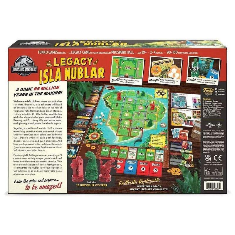 Funko Game Movies Jurassic World The Legacy Of Isla Nublar Game, , large image number 1