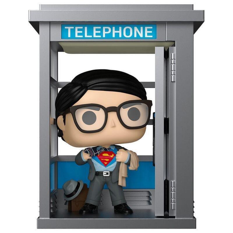 Funko Pop Deluxe Heroes Dc Comics Superman With Booth Vinyl Figure, , medium