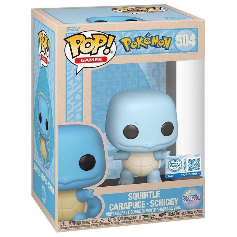 Funko Pop Games Pokemon Squirtle Soft Color Vinyl Figure, , medium