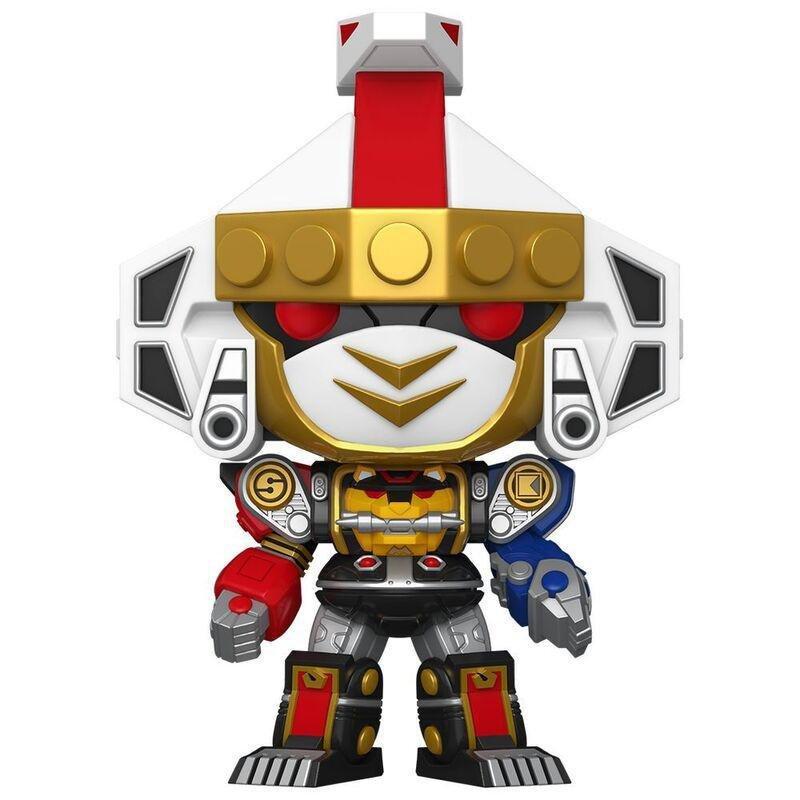 Funko Pop! Movies Mighty Morphin Power Rangers Ninja Megazord Metallic Vinyl Figure, , large image number 0