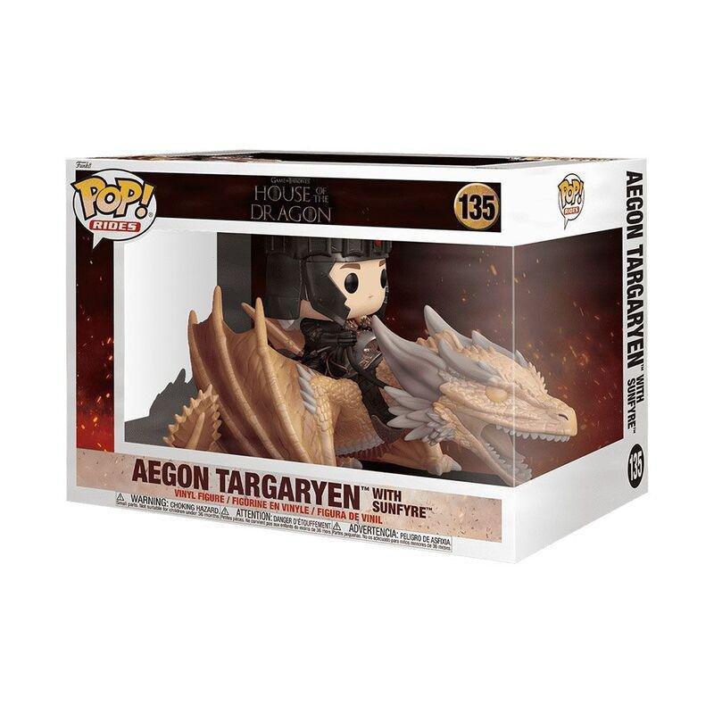 Funko Pop Rides Tv House Of The Dragon S4 Aegon Targaryen With Sunfyre Vinyl Figure, , large image number 1