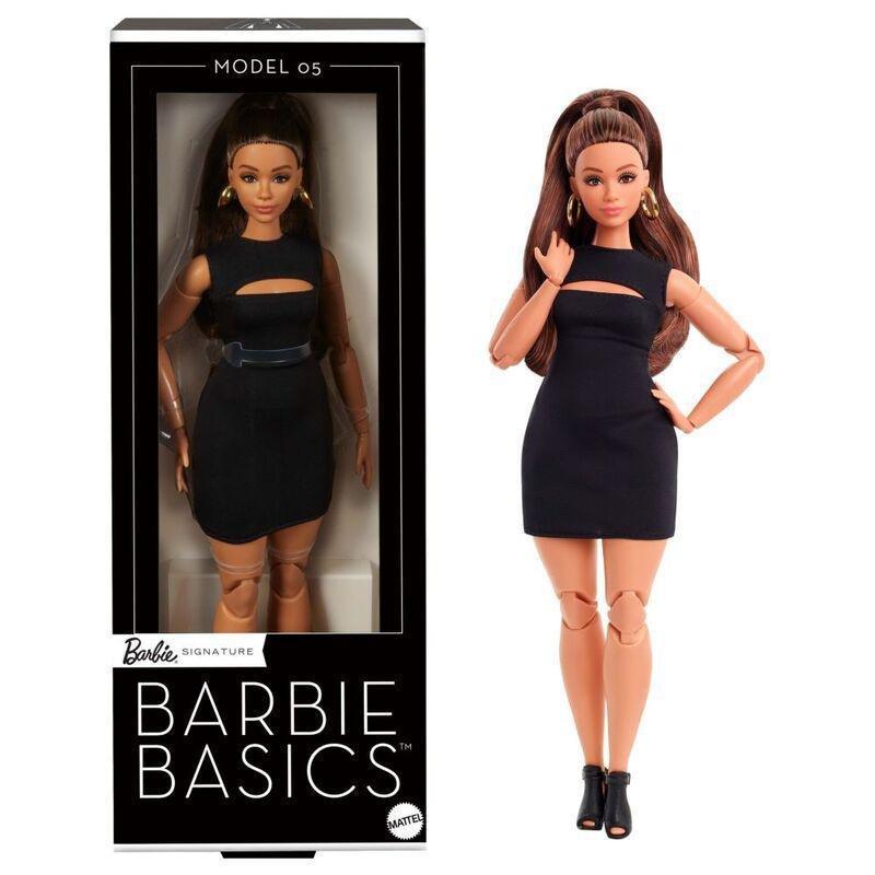 Mattel Barbie Basics Brunette Hair With Little Black Dress Doll, , large image number 0