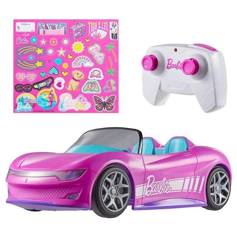 Mattel Hot Wheels Mattel Barbie Pink Convertible Remote Control Vehicle, , large image number 0