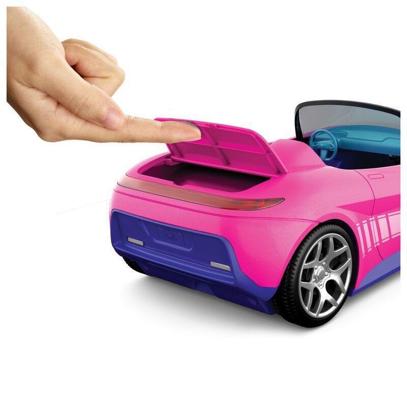 Mattel Hot Wheels Mattel Barbie Pink Convertible Remote Control Vehicle, , large image number 3