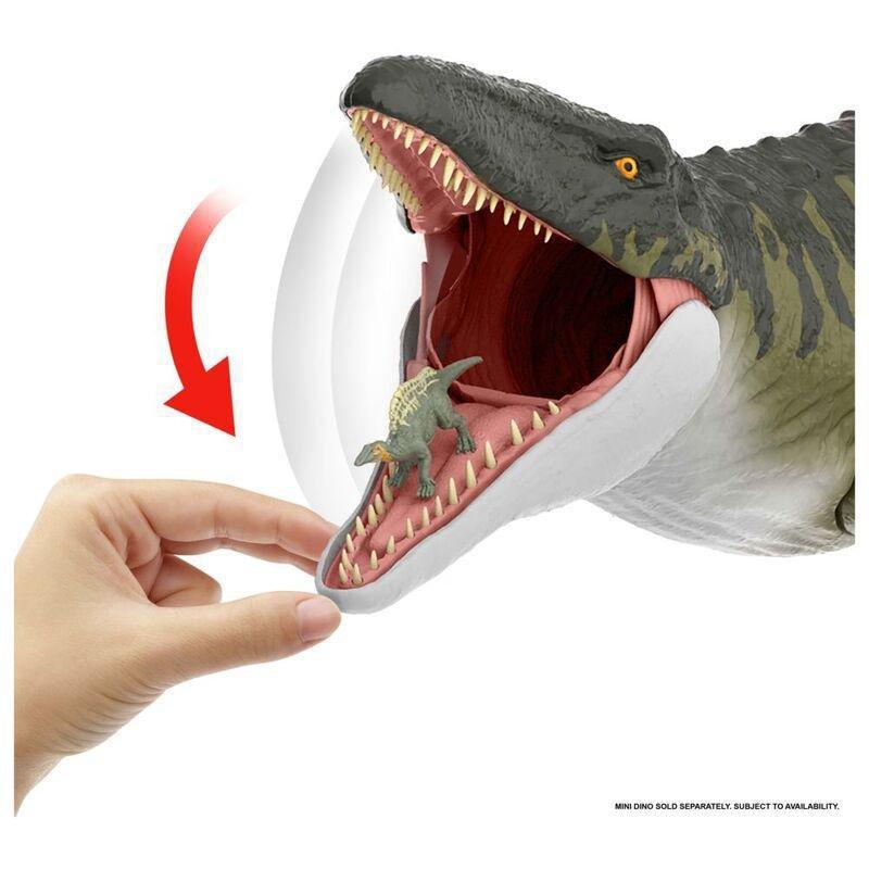 Mattel Jurassic World Rebirth Super Colossal Saga Hero Mosasaurus Figure, , large image number 2
