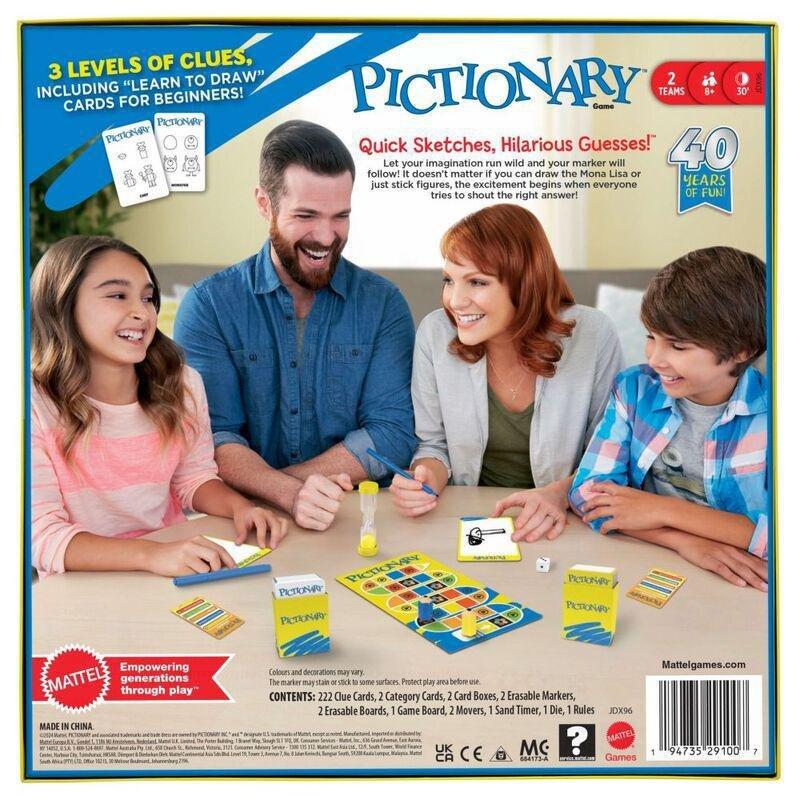 Mattel Pictionary Card Game, , large image number 2