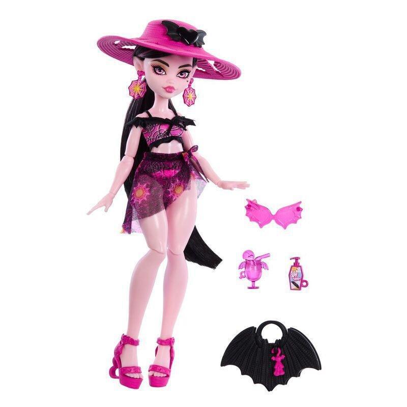 Mattel Monster High Scare-Adise Island Draculaura Fashion Doll with Swimsuit & Accessories, , large image number 0