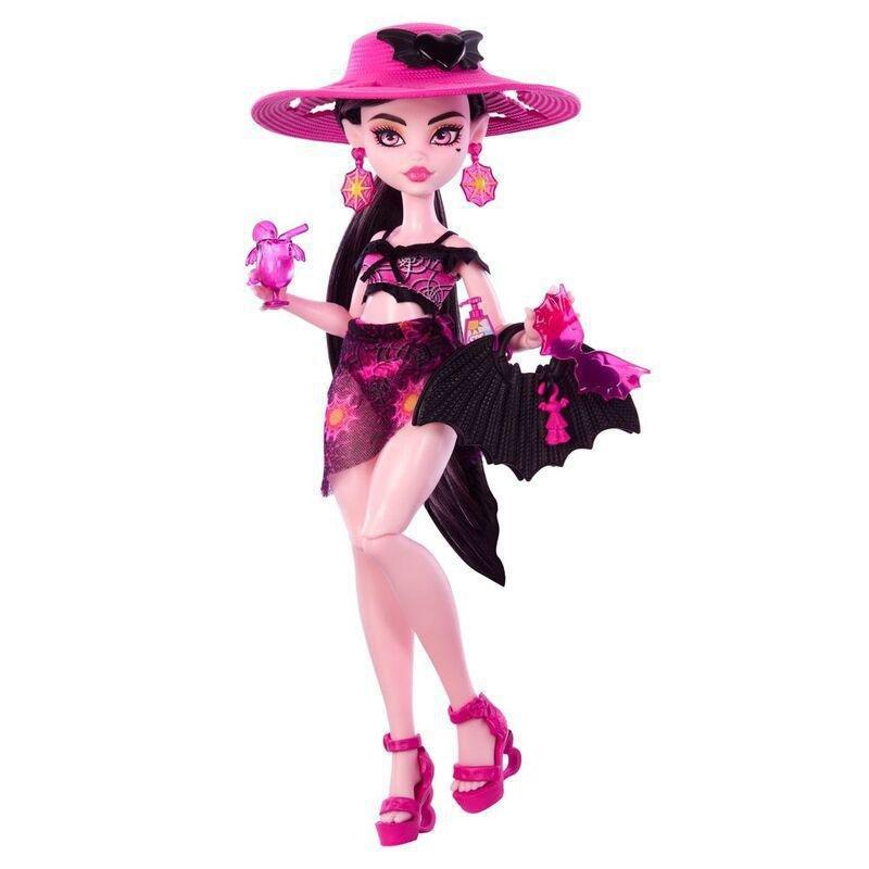 Mattel Monster High Scare-Adise Island Draculaura Fashion Doll with Swimsuit & Accessories, , large image number 1