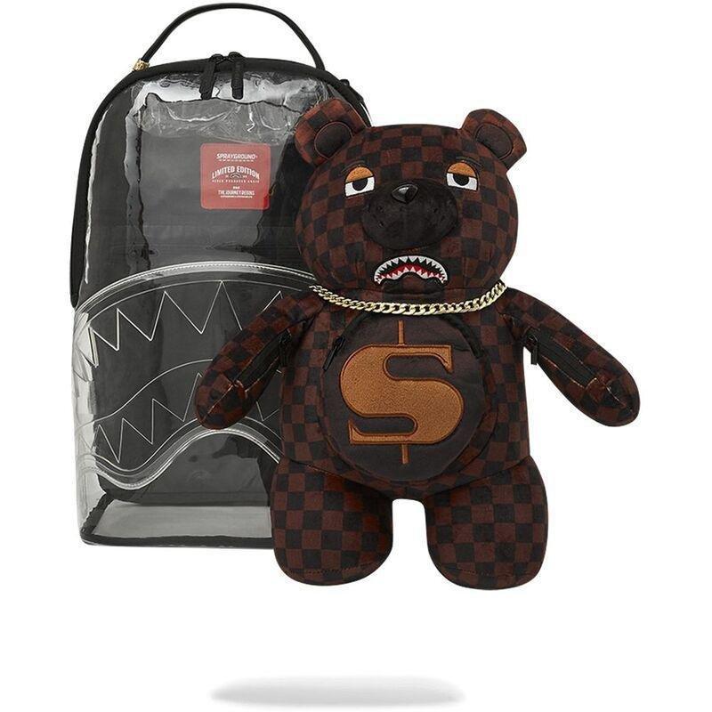 Sprayground Clear Bear DLX DLXs Backpack, , large image number 1