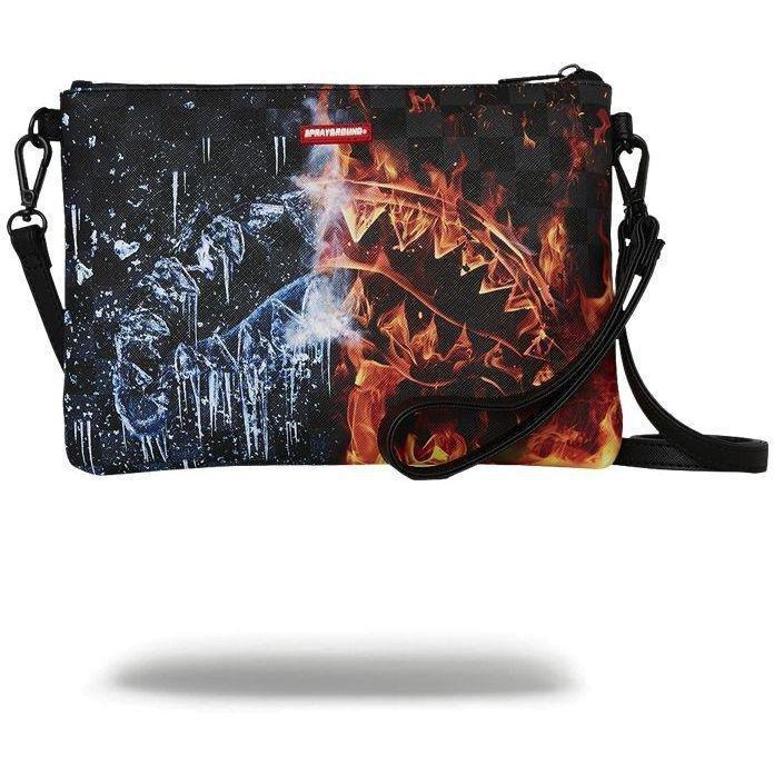 Sprayground Fire & Ice Shark Crossover Clutch, , large image number 0