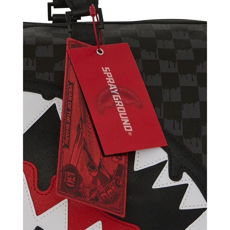 Sprayground Dripping Sharks In Paris Large Duffle Bag, , large image number 1