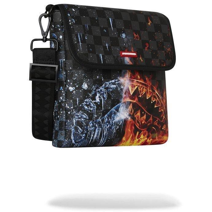 Sprayground Fire & Ice Shark Messenger Sling Bag, , large image number 1