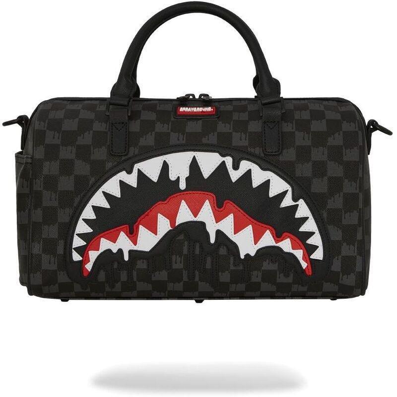 Sprayground Dripping Sharks In Paris Mini Duffle, , medium