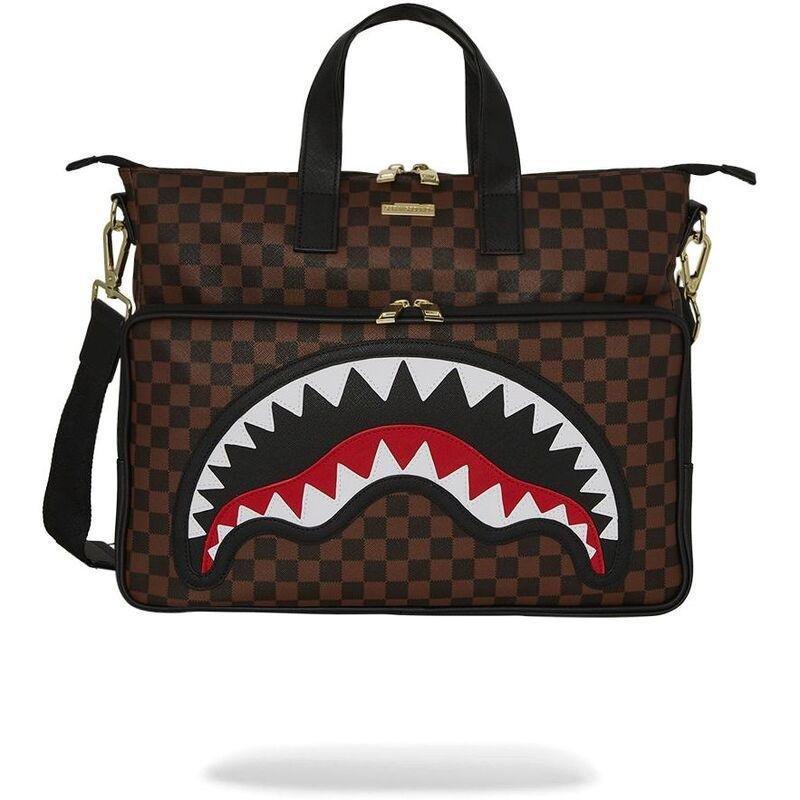 Sprayground Sawtooth Sharks In Paris Travel Bag, , medium