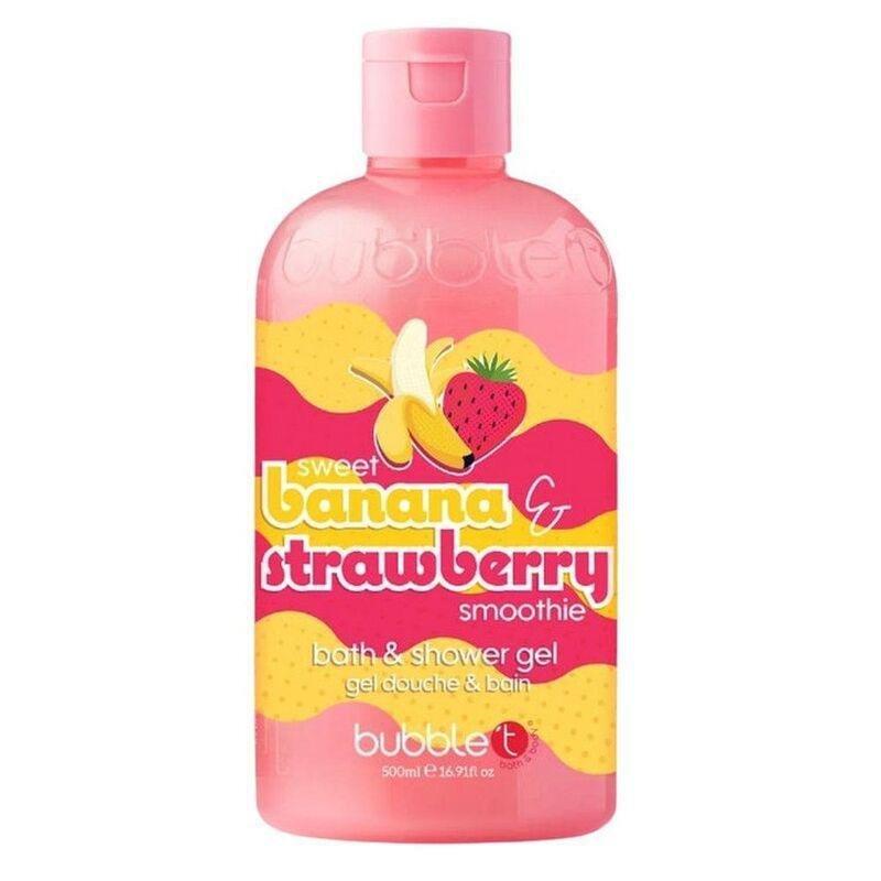 Bubble T Bath & Shower Gel 500 ml - Strawberry & Banana, , large image number 0