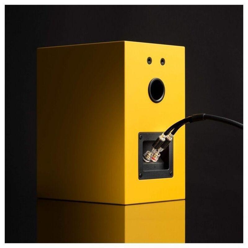 Colourful Audio System Monitor Speakers - Satin Yellow (Uk Plug), , medium
