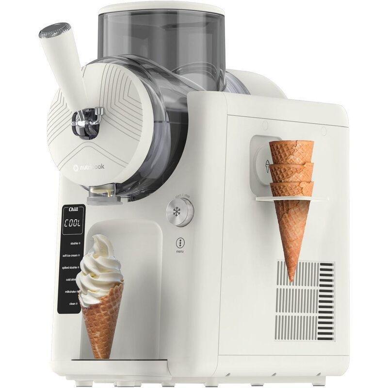 Nutricook Frost Slush & Swirl Soft Serve Ice Cream And Frozen Treat Maker - Beige, , large image number 0