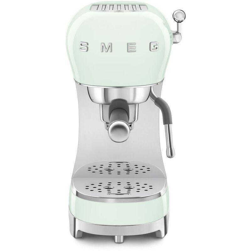 SMEG ECF02PGUK Espresso Coffee Machine With Steam Wand - Pastel Green, , medium