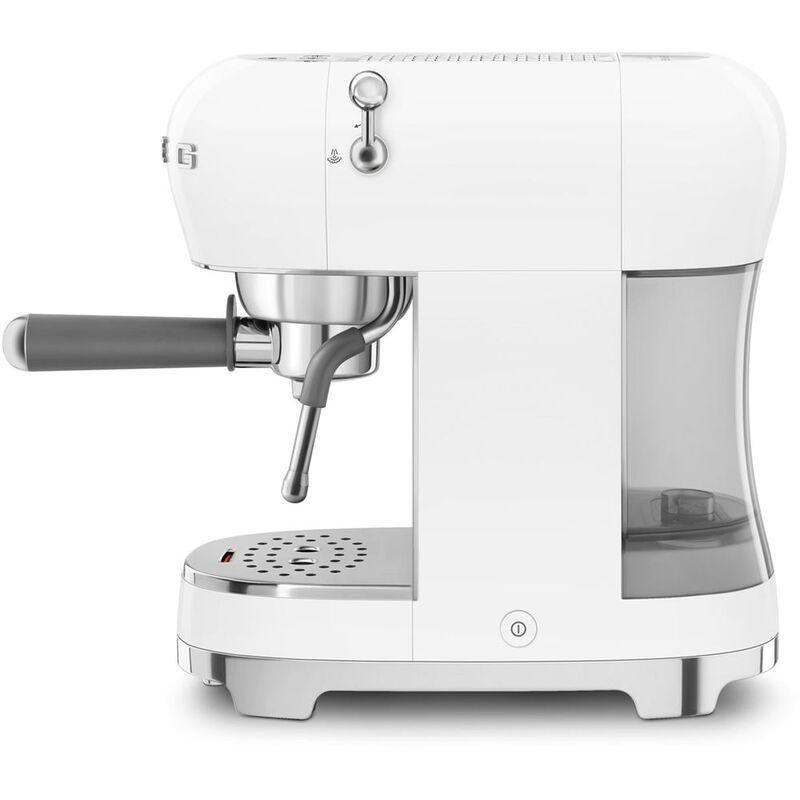 SMEG ECF02WHUK Espresso Coffee Machine With Steam Wand - White, , large image number 1