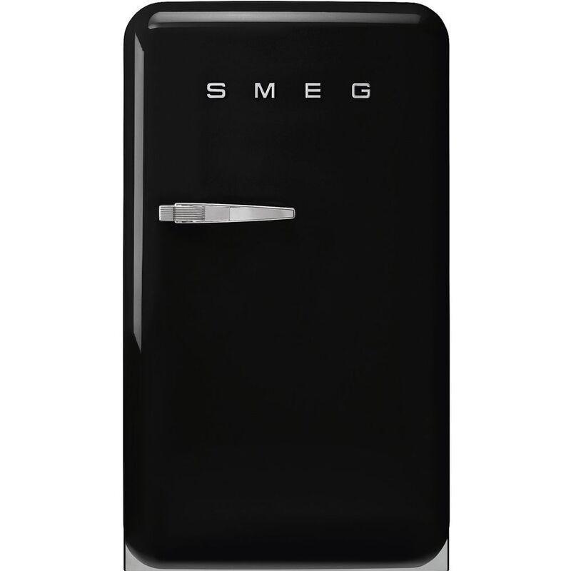 SMEG FAB10RBL6 50's Retro Style Single Door Refrigerator - Black, , medium