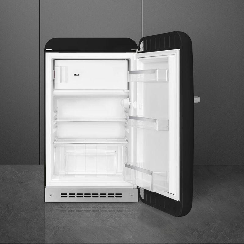 SMEG FAB10RBL6 50's Retro Style Single Door Refrigerator - Black, , large image number 1