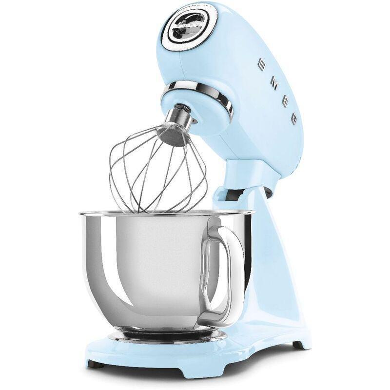 SMEG SMF03PBUK Stand Mixer Full Color With Stainless Steel Bowl - Blue, , medium