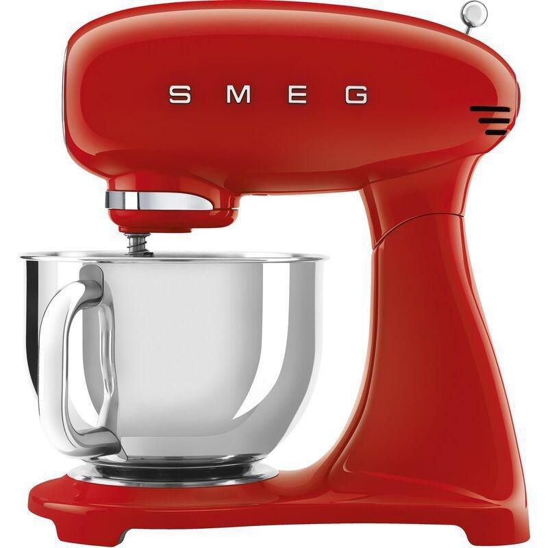 SMEG SMF03RDUK Stand Mixer Full Color With Stainless Steel Bowl - Red, , medium
