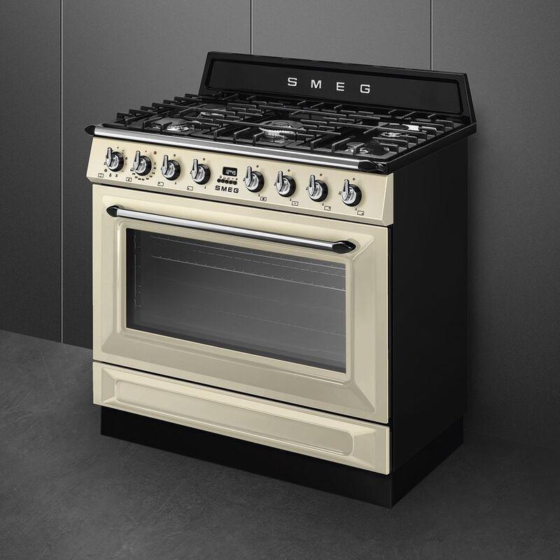 SMEG TR90GMP Victoria 90 x 60 cm Cooker with Gas Hob - Cream, , large image number 1