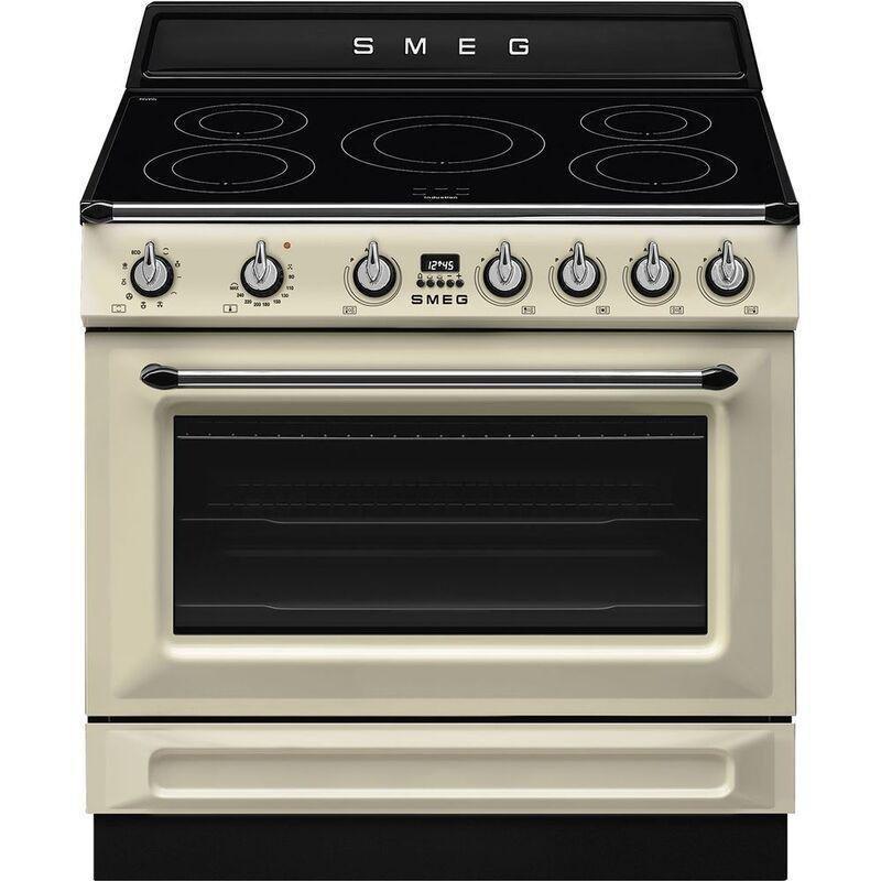SMEG TR90IMP Victoria 90 x 60 cm Induction Cooker - Cream, , medium
