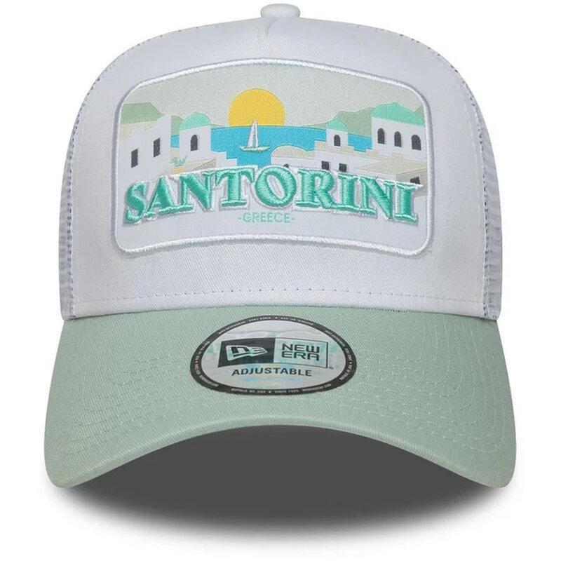 New Era Summer Trucker Santorini Osfm Pastel Green Cap, , medium