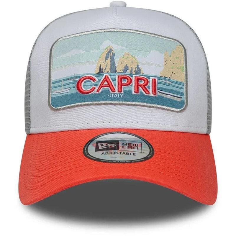 New Era Summer Trucker Capri Osfm Grey/Red Cap, , large image number 1